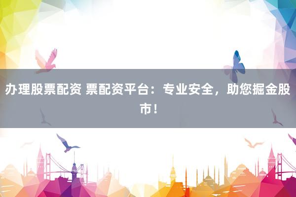 办理股票配资 票配资平台：专业安全，助您掘金股市！