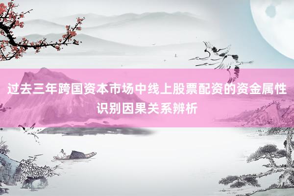过去三年跨国资本市场中线上股票配资的资金属性识别因果关系辨析