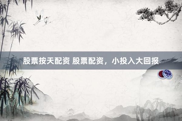 股票按天配资 股票配资，小投入大回报